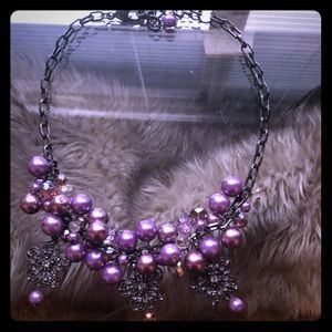 Purple necklace
